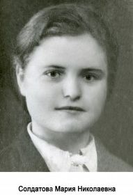Солдатова Мария Николаевна