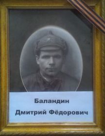 Баландин Дмитрий Фёдорович