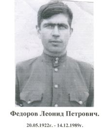 Федоров Леонид Петрович