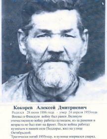 Кокорев Алексей Дмитриевич