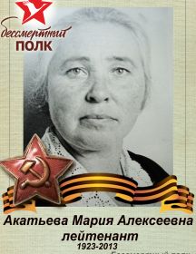 Акатьева (Дударева) Мария Алексеевна