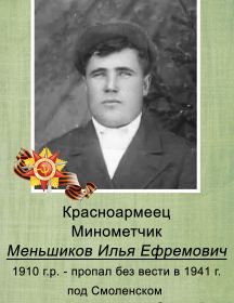 Меньшиков Илья Ефремович