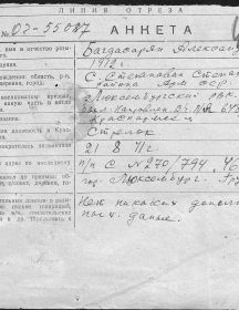 Багдасарян Александр Артемович