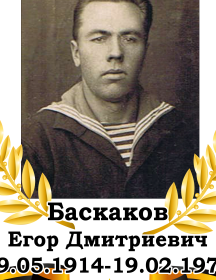 Баскаков Егор Дмитриевич