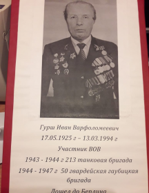 Гурш Иван Варфоломеевич