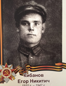 Кибанов Егор Никитич
