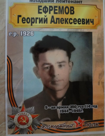 Ефремов Георгий Алексеевич