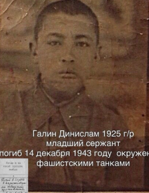 Галин Динислам Диниахметович