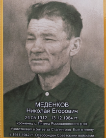 Меденков Николай Егорович