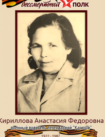 Кириллова Анастасия Федоровна