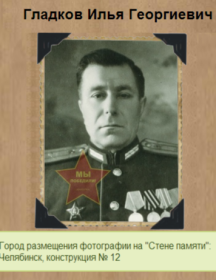 Гладков Илья Георгиевич