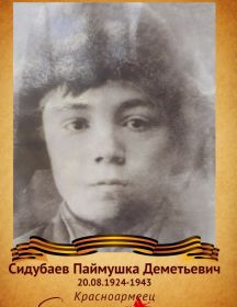 Сидубаев Паймушка Дементьевич