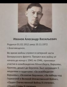 Иванов Александр Васильевич