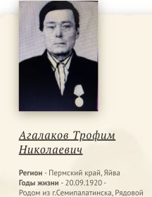 Агалаков Трофим Николаевич