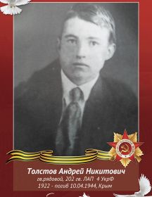 Толстов Андрей Никитович