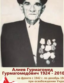 Алиев Гурмагомед Гурмагомедович