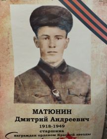 Матюнин Дмитрий Андреевич