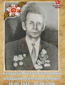 Белоусов Виктор Васильевич