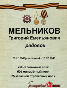 Мельников Григорий Емельянович