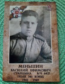 Меньшин Василий Ефимович