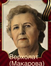Верхолат (Макарова) Антонина Сергеевна