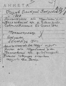 Козлов Дмитрий Петрович