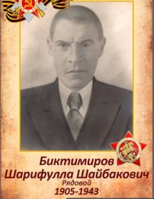 Биктимиров Шарифулла Шайбакович