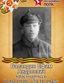 Баландин Ефим Андреевич