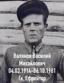 Валянов Василий Михайлович