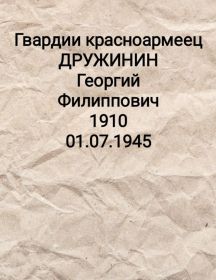Дружинин Георгий Филиппович