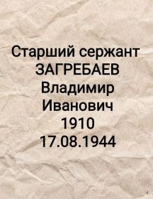 Загребаев Владимир Иванович
