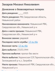 Захаров Михаил Николаевич
