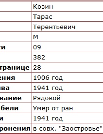 Козин Тарас Терентьевич
