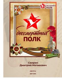 Свирин Дмитрий Матвеевич