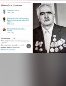 Абраамян Погос Седракович
