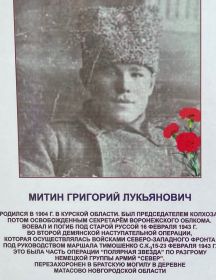 Митин Григорий Лукьянович