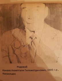 Азнаев Ахметгали Гиляжетдинович