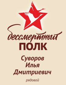 Суворов Илья Дмитриевич