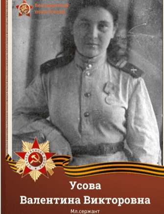 Усова Валентина Викторовна (Чугунова) Валентина Викторовна
