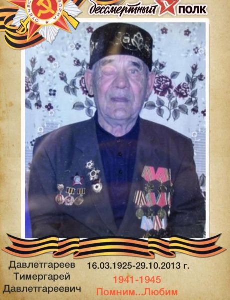 Давлетгареев Тимергарей Давлетгареевич
