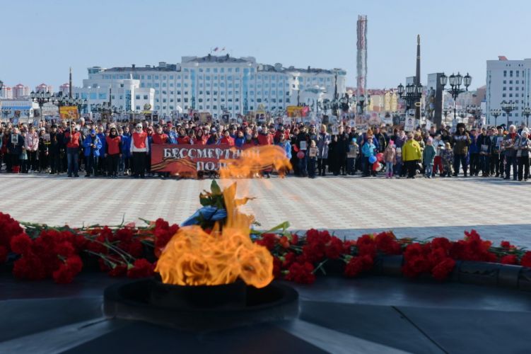 Бессмертный полк в Салехарде