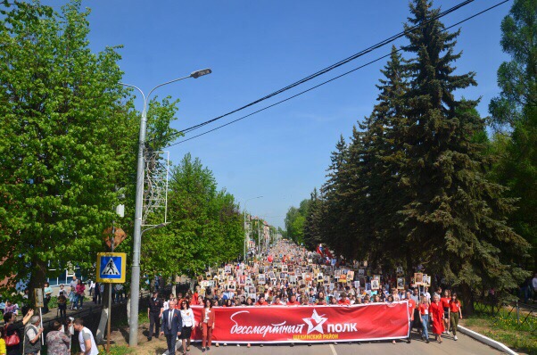 9 мая 2020 года в день Великой Победы по Щёкино в шестой раз пройдёт "Бессмертный полк"