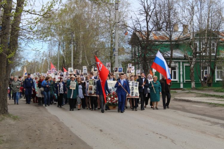 Бессмертный полк пройдёт по улицам Кириллова