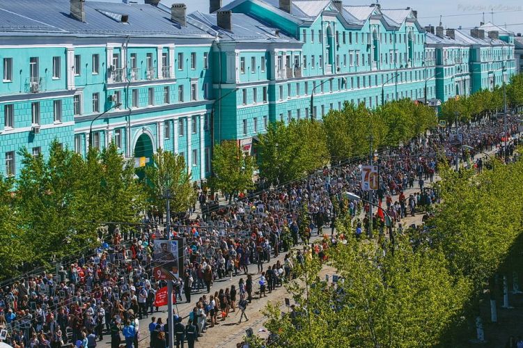9 мая 2015 года по улицам Дзержинска впервые прошел Бессмертный Полк.