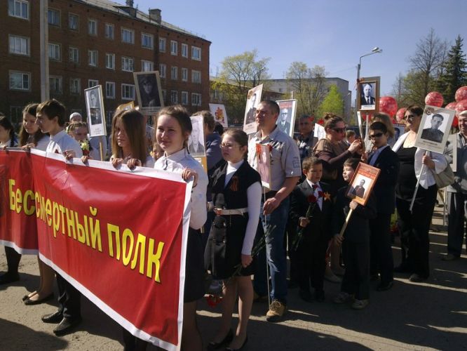 Формирование колонн 09 мая 2016 г.