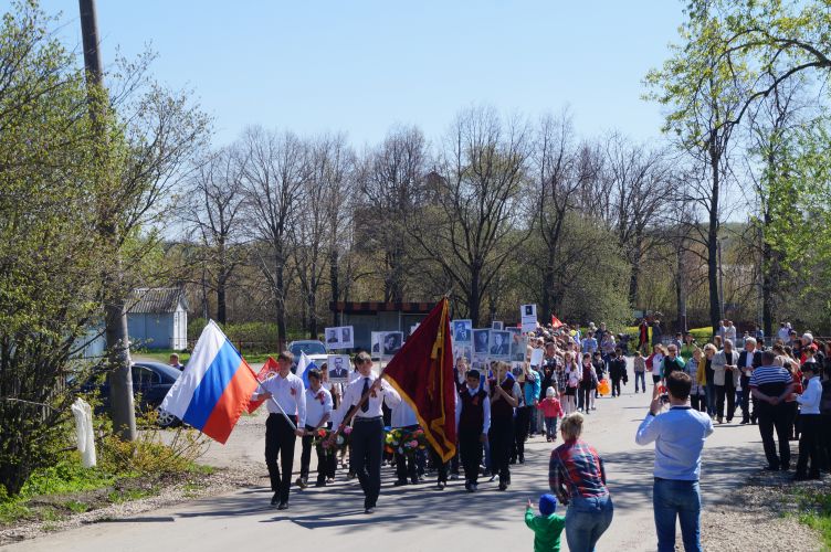 Шествие "Бессмертного полка" 9 мая 2016 года в Мордвесе