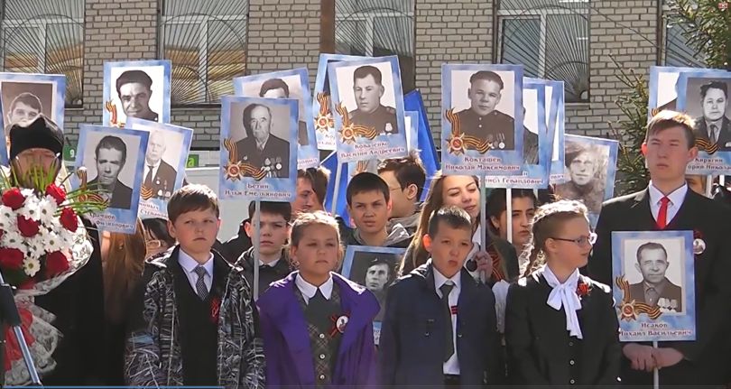 Бессмертный полк в Белоярском
