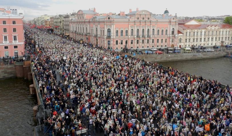 Санкт-Петербург.Определено время и место сбора "Бессмертного полка"