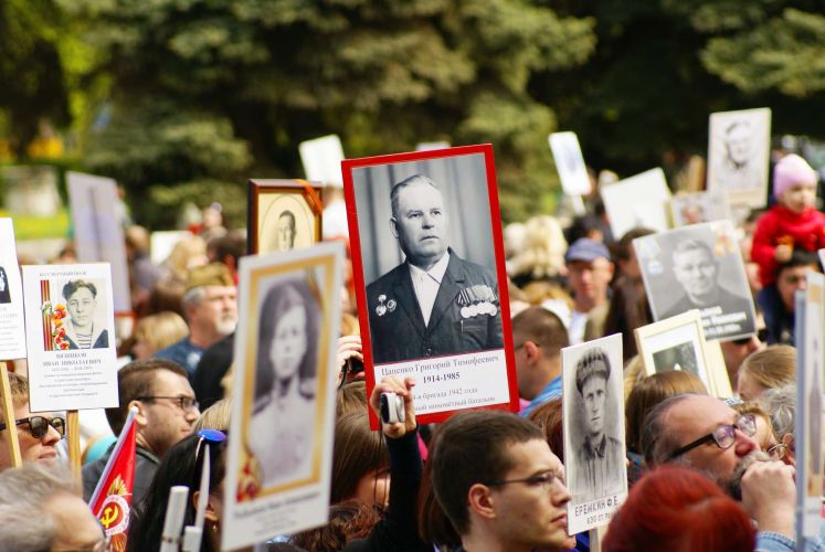 Шествие Бессмертного полка в Поволжском