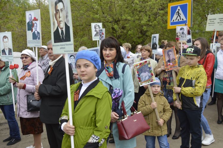 По улицам Белинского Бессмертный полк прошёл в третий раз